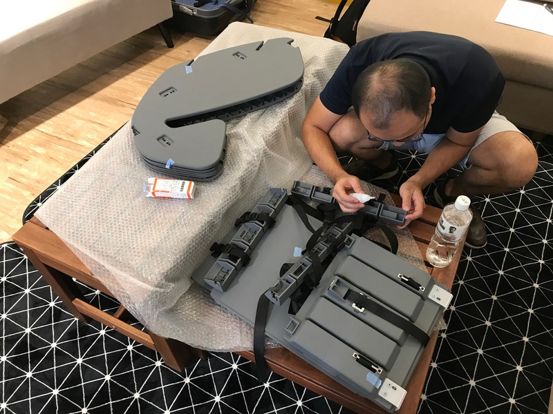 3D-printed prototype components