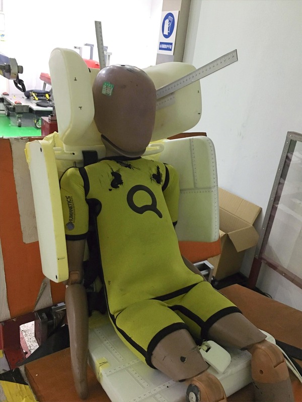 Seat structure and dummy positioning
