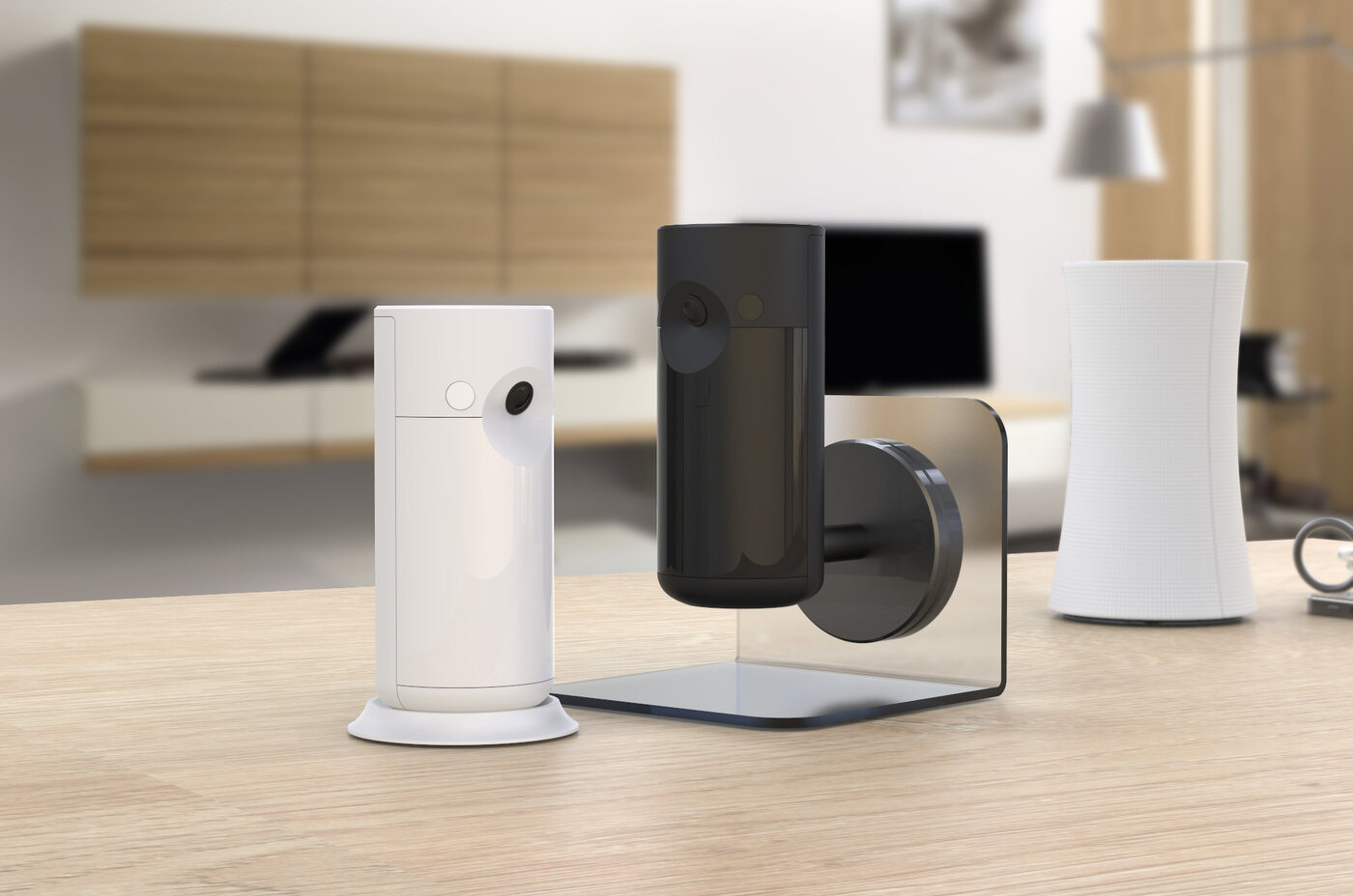 Indoor and outdoor camera design