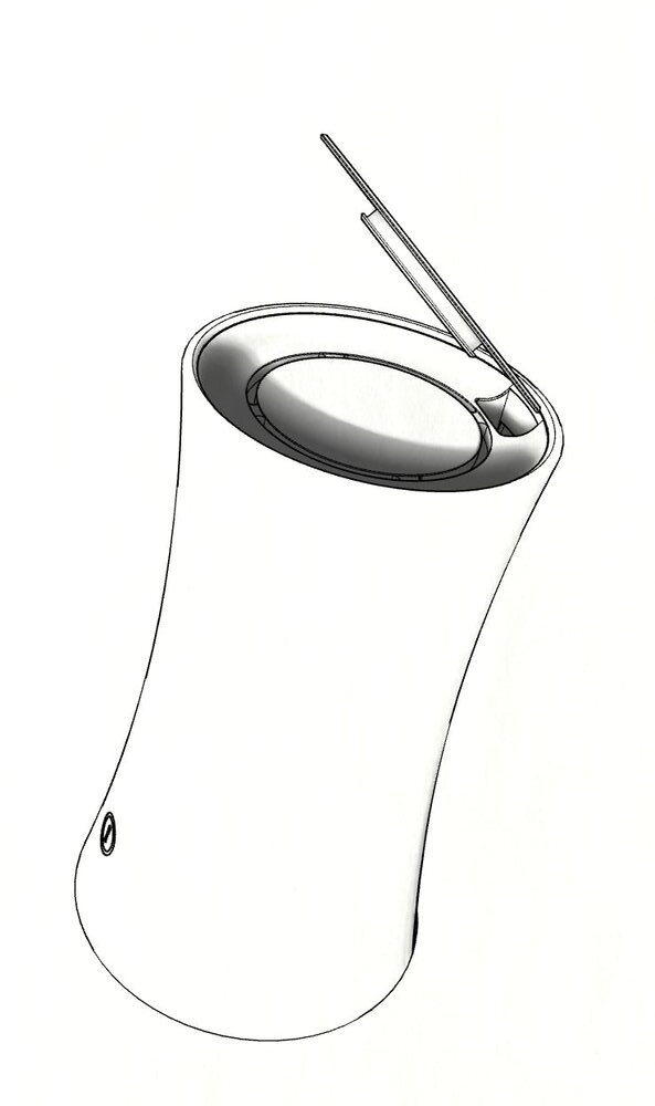 Concept sketch — DAS hub with Lyric camera